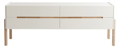 Kiteen Lennu tv-taso 158x36x59 cm lakattu koivu